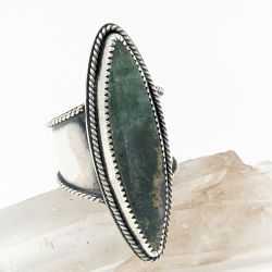 Moss Agate Ring MORE INFO